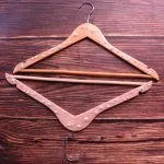 Clothes hanger wooden adult hotel hanger with pear beaded – Bild 5