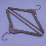 Clothes hanger wooden adult hotel hanger with pear beaded – Bild 8