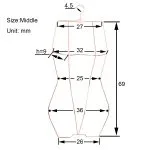 Luxury Adult Women's Bikini Rack, Metal Hanger, Clothing Store Swimsuit Display High Quality Swimwear Hanger – Bild 2