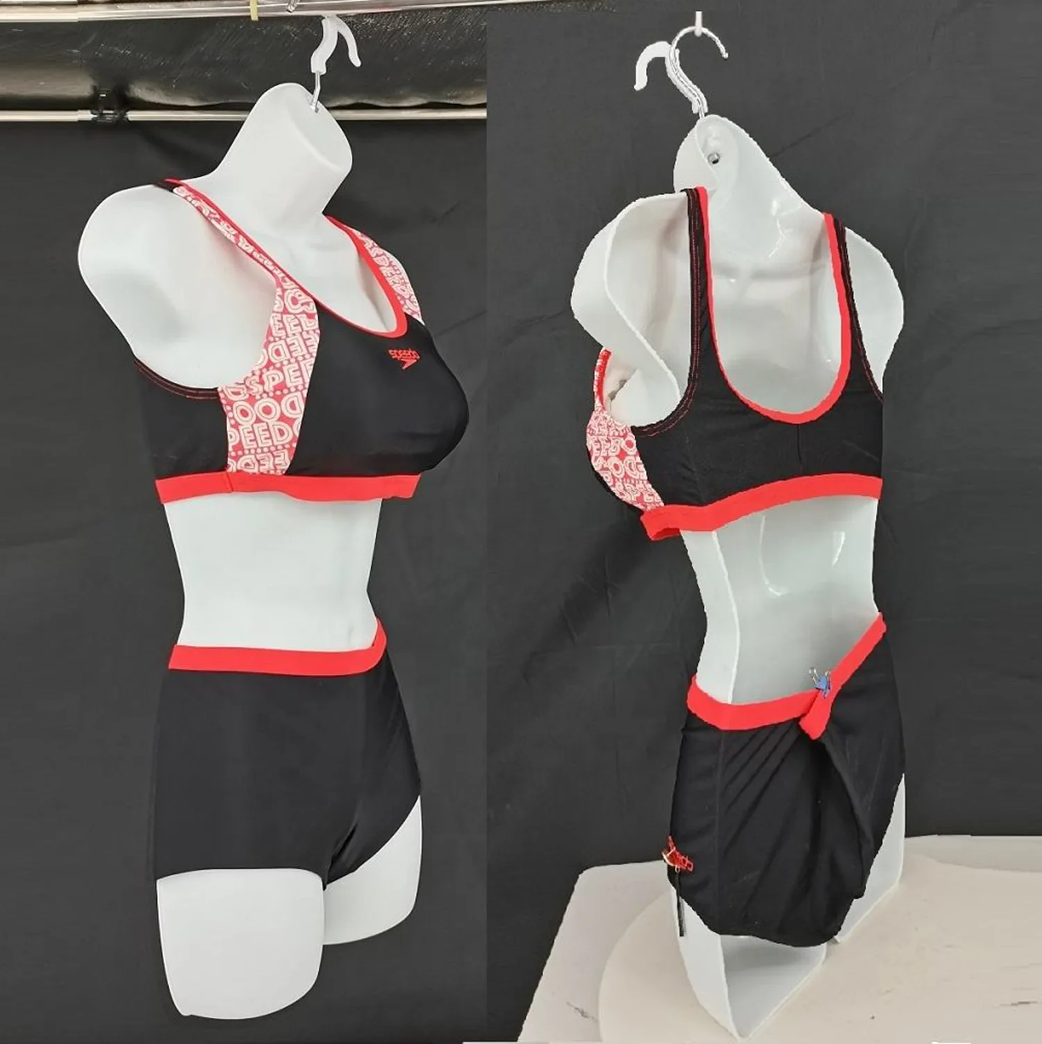 wholesale plastic hanging bikini mannequin torso white