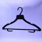 Custom Wood Grain Plastic Hotel Hangers with Anti-Theft Options (Bulk) – Image 6