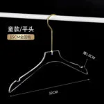 Transparent Acrylic Clothes Hangers with Clips - Imagen 5