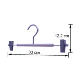 Luxury Customized Pants Hanger Plating Clip Hanger - Image 2