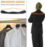 Custom Wide Shoulder Plastic Men's Suit Hangers (Bulk Order) – Image 7