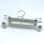 Custom Velvet Pants & Skirt Hangers with Clips (Bulk Order) - Image 4