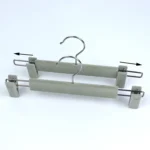 Custom Velvet Pants & Skirt Hangers with Clips (Bulk Order) – Image 4
