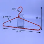 New Design Rope Metal Wire Hangers Braided Cord Clothes Hanger – Bild 2
