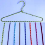 New Design Rope Metal Wire Hangers Braided Cord Clothes Hanger – Bild 3