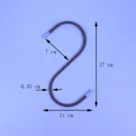 Custom Fabric Wrapped Wire S Hooks for Hanging (Bulk) - immagine 2
