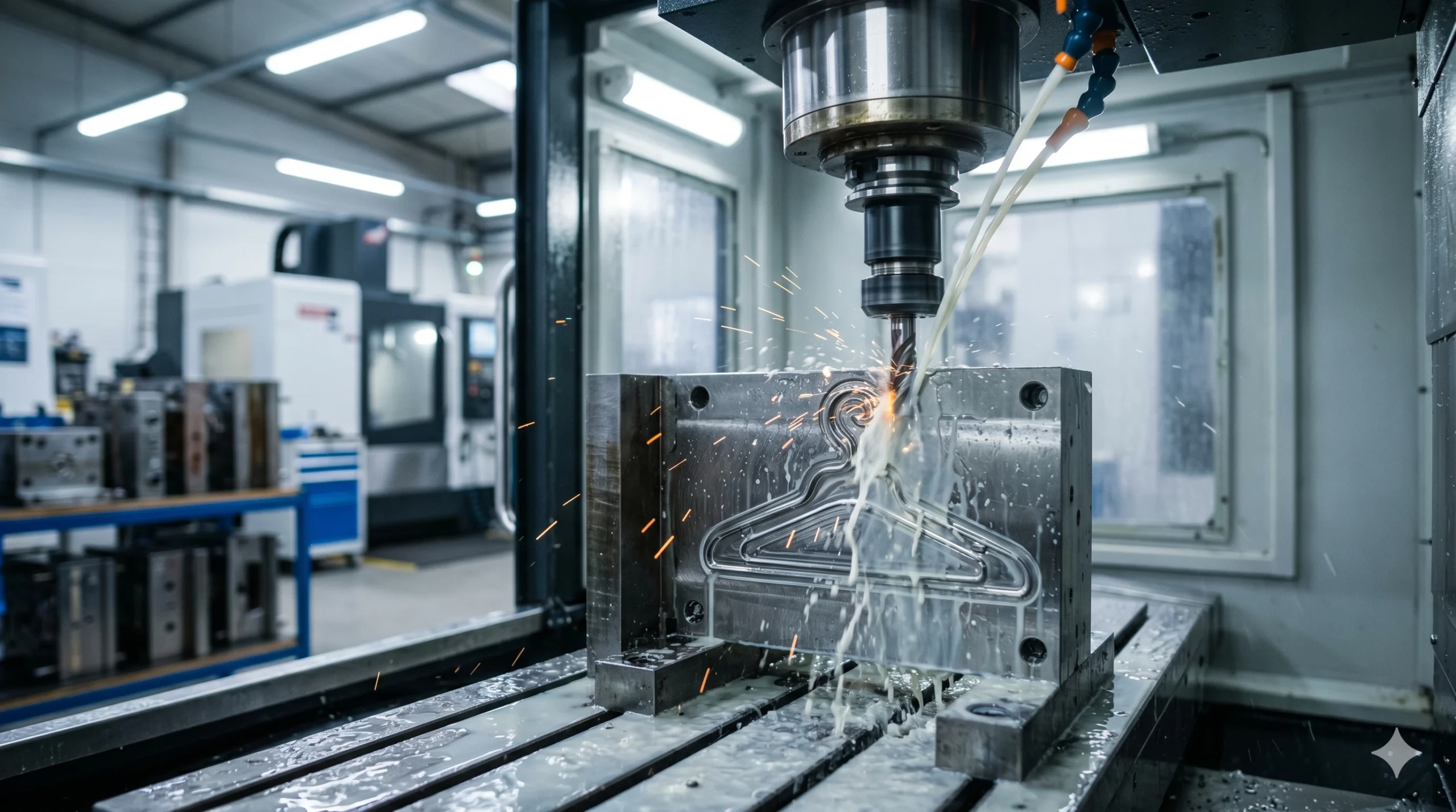 In-house mould department for custom clothes hanger tooling