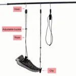 Custom Adjustable Plastic Shoe Display Hooks (Bulk Order) - Imagen 3