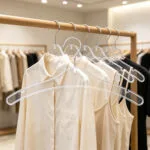 Wholesale Non-Slip Transparent Plastic Shirt Dress Hangers – Bild 3