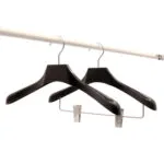 Lady's wide shoulder plastic hangers heavy duty